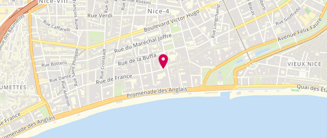 Plan de OMIDI Alexandre, 21 Rue de France, 06000 Nice