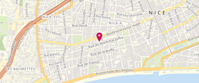 Plan de DELAS Georges, 31 Rue Meyerbeer, 06000 Nice