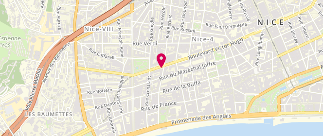 Plan de CHIAMISA Frédérika, 53 Boulevard Victor Hugo, 06000 Nice