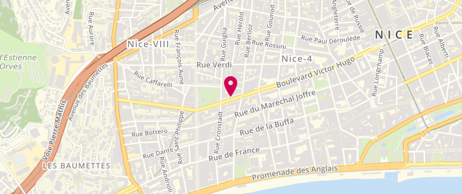 Plan de BELMOND Ulrike, 52 Bis Boulevard Victor Hugo, 06000 Nice