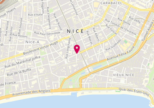 Plan de MINICONI Marie Jeanne, 1 Rue de la Liberte, 06000 Nice