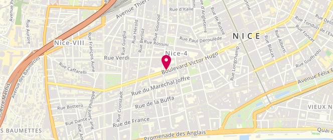 Plan de CONTE-PORNIN Emmanuelle, 40 Boulevard Victor Hugo, 06000 Nice