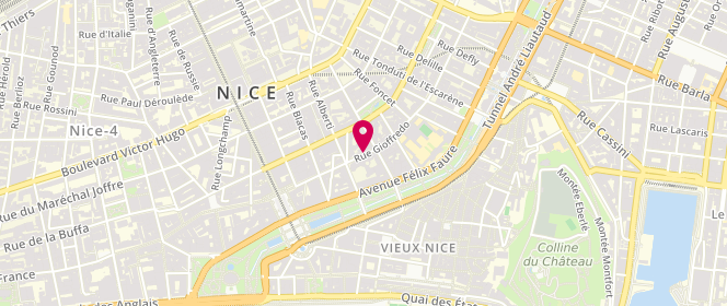Plan de VITETTA Annie, 48 Rue Gioffredo, 06000 Nice