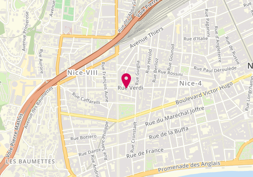 Plan de LE GOFF Didier, 39 Rue Verdi, 06000 Nice