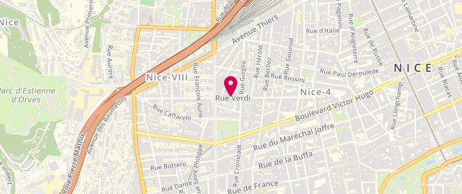 Plan de ZBILI Michel, 40 Rue Verdi, 06000 Nice