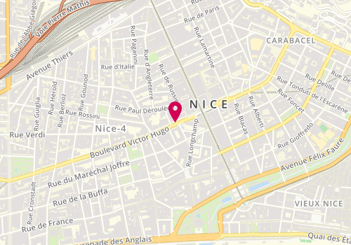 Plan de RECCHI-TARDIEUX Valérie, 8 Boulevard Victor Hugo, 06000 Nice