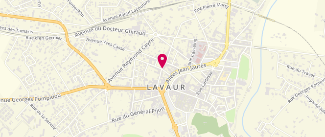Plan de CHAPELIER Mark, 22 Place Pasteur, 81500 Lavaur