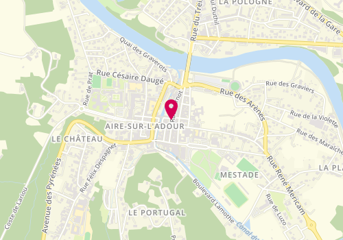 Plan de PETUYA Serge, 21 Rue Carnot, 40800 Aire-sur-l'Adour