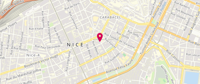 Plan de ROCHER Nicolas, 23 Rue Gubernatis, 06000 Nice