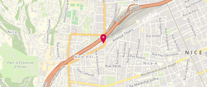 Plan de FRANCO Michel, 73 Boulevard Gambetta, 06000 Nice