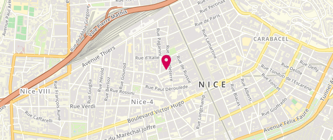 Plan de BOCQUET Claudine, 14 Avenue Georges Clemenceau, 06000 Nice