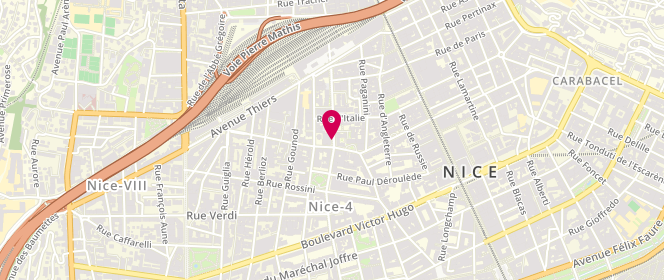 Plan de RUITORT Frédéric, 7 Avenue Durante, 06004 Nice