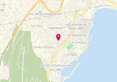 Plan de FRETON Aurélien, 7 Rue Edith Duhamel, 06230 Villefranche-sur-Mer