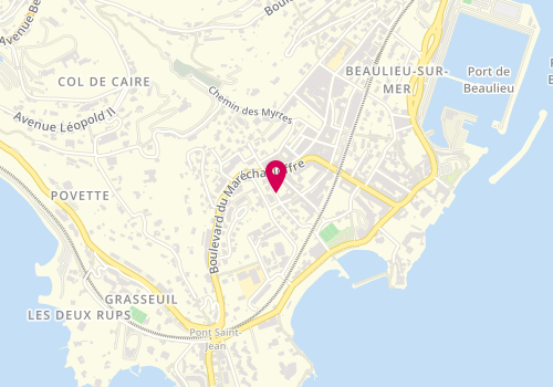 Plan de SARZOTTI Serge, 14 Avenue Albert 1er, 06310 Beaulieu-sur-Mer
