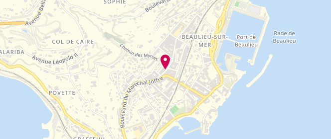 Plan de SASSARD Frédéric, 36 Boulevard Marinoni, 06310 Beaulieu-sur-Mer