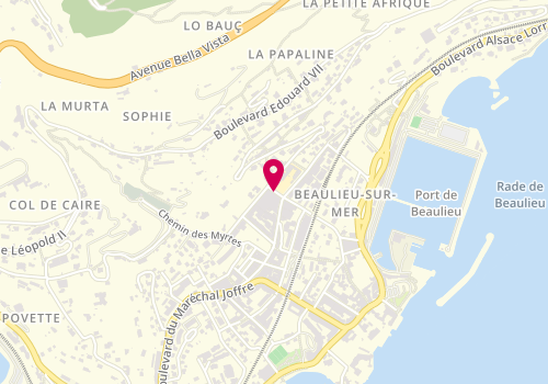 Plan de LECLERCQ Antonin, 13 Boulevard Eugène Gauthier, 06310 Beaulieu-sur-Mer