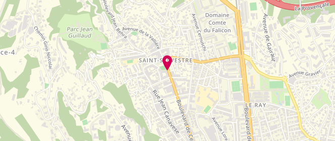 Plan de BENKEMOUN Jean-Patrick, 153 Boulevard de Cessole, 06100 Nice