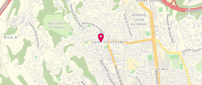 Plan de PUPPO Antoine, 32 Avenue Saint Sylvestre, 06100 Nice