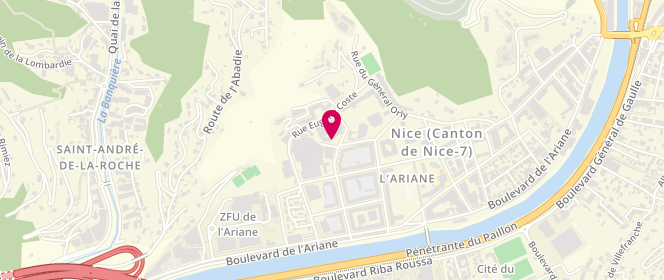 Plan de CARRET Gérard, 29 Rue Guiglionda de Sainte Agathe, 06300 Nice