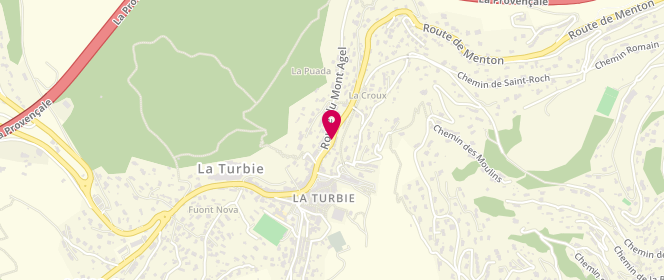 Plan de ANDREIS Barbara, 11 Route de Menton, 06320 La Turbie