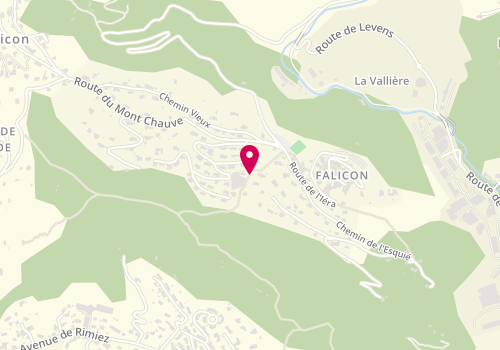 Plan de LORIDON Fabrice, 1124 Chemin de l'Esquie, 06950 Falicon