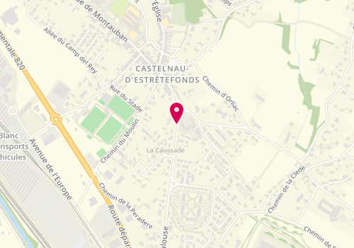Plan de LHERM-CAMBRIL Marie Laure, 8 c'Avenue de Toulouse, 31620 Castelnau-d'Estrétefonds