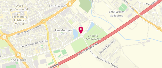 Plan de PELLEGRIN Aurore, 445 Chemin Bas du Mas de Boudan, 30000 Nîmes