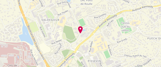 Plan de BARRIERE Cécile, 285 Rue Gilles Roberval, 30900 Nîmes