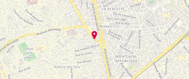 Plan de PONSI-LOPEZ Patricia, 18 Rue de Verdun, 30900 Nîmes