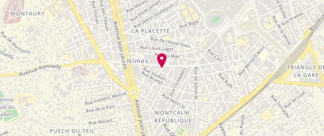 Plan de PENCHINAT Rémi, 15 Rue de la Casernette, 30900 Nîmes
