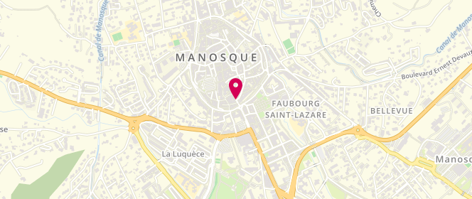 Plan de MATHY Jean Pierre, 6 Rue Grande, 04100 Manosque