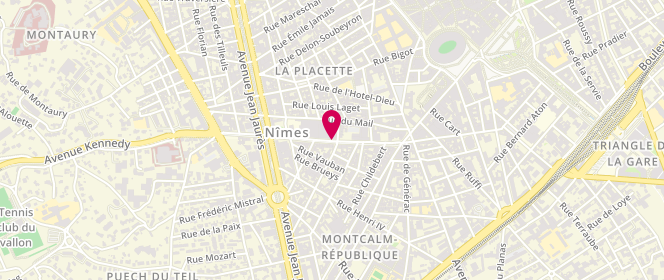 Plan de JACOB Philippe, 14 Rue du Cirque Romain, 30900 Nîmes
