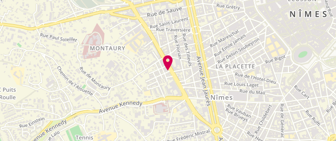 Plan de MAGGIA Georges, 23 Avenue Georges Pompidou, 30900 Nîmes