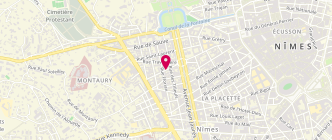 Plan de POLINE Eric, 3 Bis Rue du Cadereau, 30900 Nîmes
