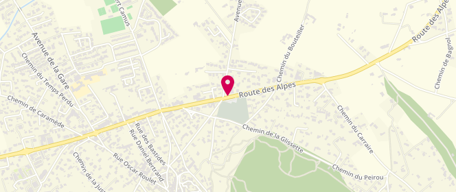 Plan de DUBOIS Anne Sophie, 23 Route des Alpes, 84440 Robion