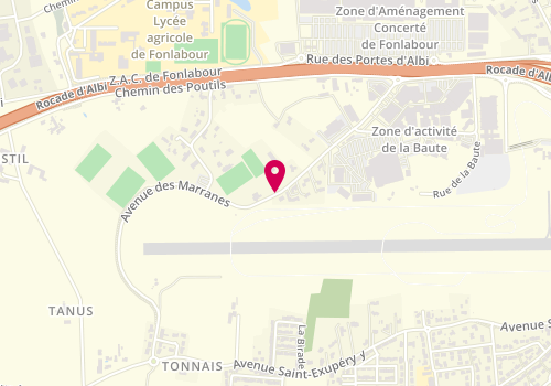 Plan de CANAL Florent, 20 Avenue des Marranes, 81990 Le Sequestre