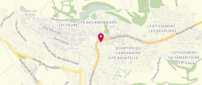 Plan de CHAPUIS Philippe, 2 Bis Cours Gambetta, 32700 Lectoure