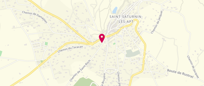 Plan de BOUZELFEN Assïa, 54 Chemin de Saint Roch, 84490 Saint-Saturnin-lès-Apt