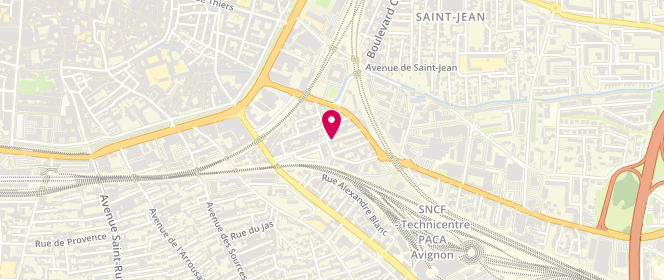 Plan de SALA Isabelle, 6 Boulevard Denis Soulier, 84000 Avignon