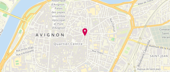 Plan de LEVEQUE Sophie, 8 Rue du Portail Matheron, 84000 Avignon