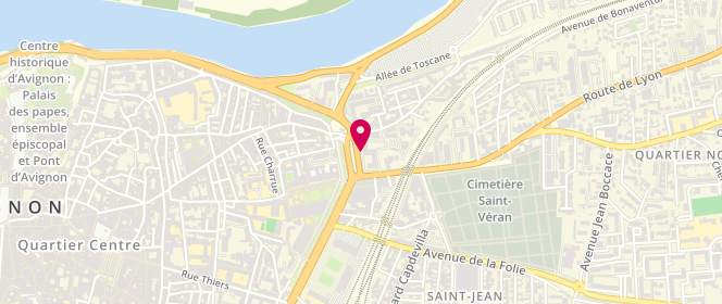 Plan de BOUZIGES Philippe, 8 Place Saint Lazare, 84000 Avignon