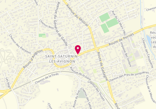 Plan de CHAUVIN Brice, 85 Avenue de la Retanque, 84450 Saint-Saturnin-lès-Avignon