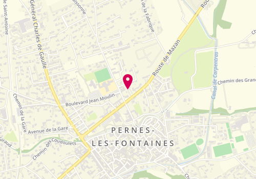 Plan de MASSELOT Thibaud, 63 Place des Maraichers, 84210 Pernes-les-Fontaines