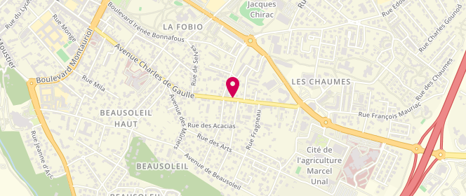 Plan de GAUDY Véronique, 105 Avenue Charles de Gaulle, 82000 Montauban