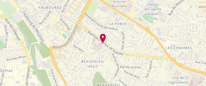 Plan de DELOUIS Pascale, 40 Avenue Charles de Gaulle, 82000 Montauban