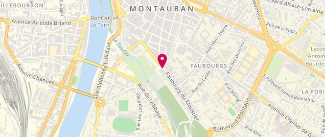 Plan de LEVI Marie-Françoise, 79 Faubourg du Moustier, 82000 Montauban