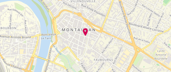 Plan de ROULEAU Jacques, 25 Rue Michelet, 82000 Montauban