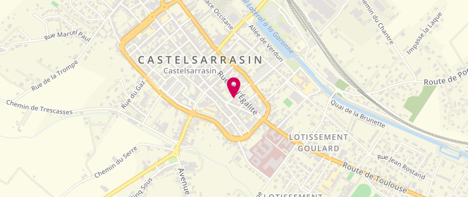 Plan de JOURDRAIN Camille, 7 Rue de Varsovie, 82100 Castelsarrasin