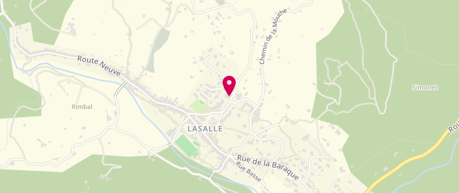 Plan de BAUMANN Samuel, 1 Route de Sainte Croix de Caderle, 30460 Lasalle