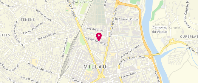 Plan de SAINT-PAUL Michel, 24 Rue Alfred Guibert, 12100 Millau